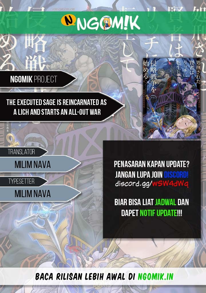 Baca Komik The Executed Sage is Reincarnated as a Lich and Starts an All-Out War Chapter 02.2 Gambar 1