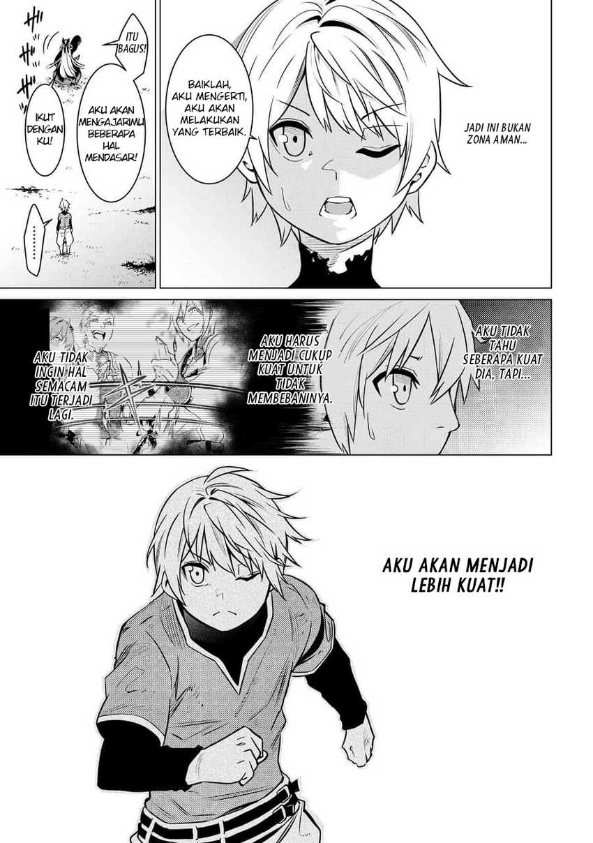 SSS Rank Dungeon de Knife Ippon Tewatasare Tsuihou Sareta Shiro Madoushi Chapter 02.1 Gambar 21