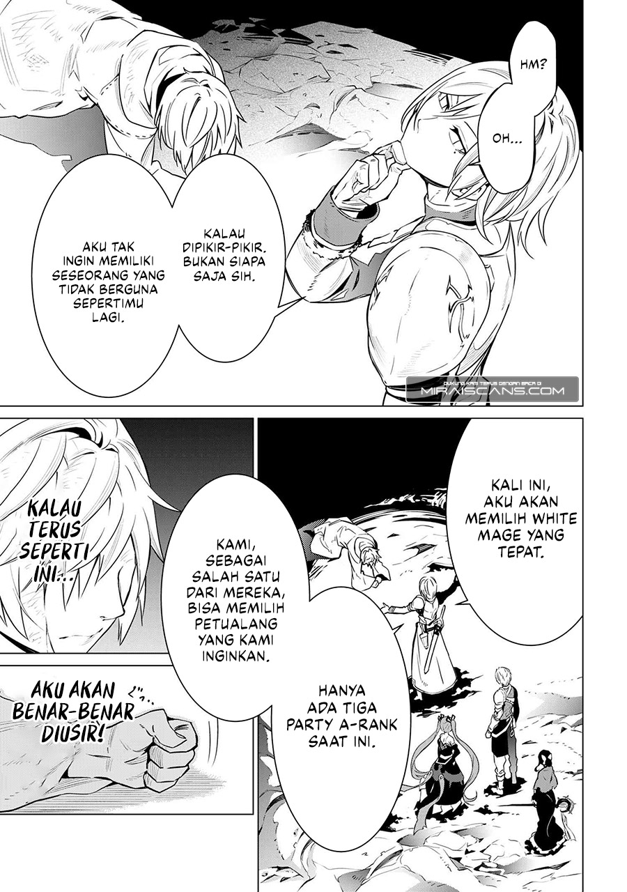 SSS Rank Dungeon de Knife Ippon Tewatasare Tsuihou Sareta Shiro Madoushi Chapter 01 Gambar 36