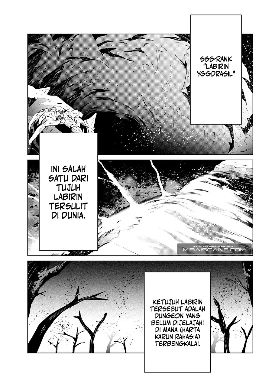 SSS Rank Dungeon de Knife Ippon Tewatasare Tsuihou Sareta Shiro Madoushi Chapter 01 Gambar 4
