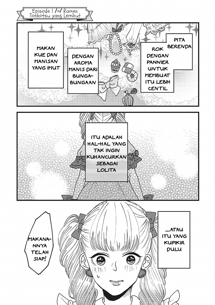 Baca Komik Lolita Meshi Chapter 01 Gambar 1