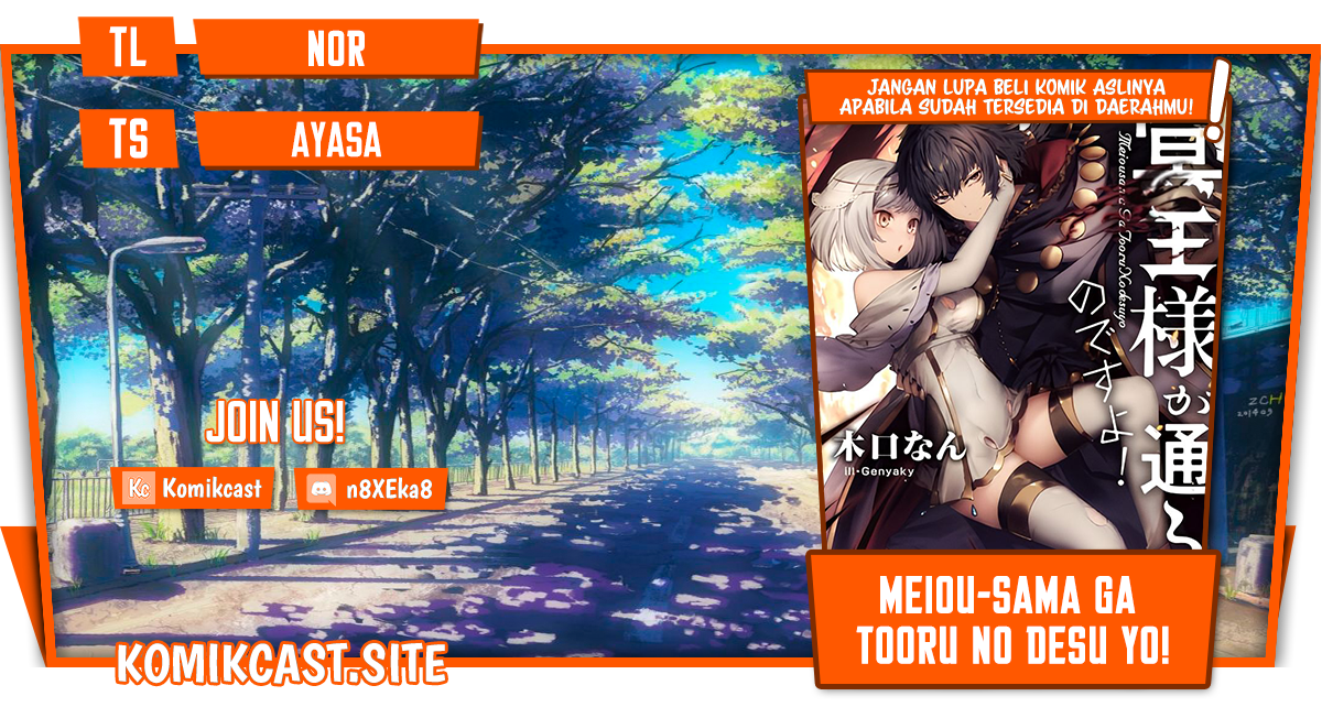 Baca Komik Meiou-sama ga Tooru no desu yo! Chapter 09 Gambar 1