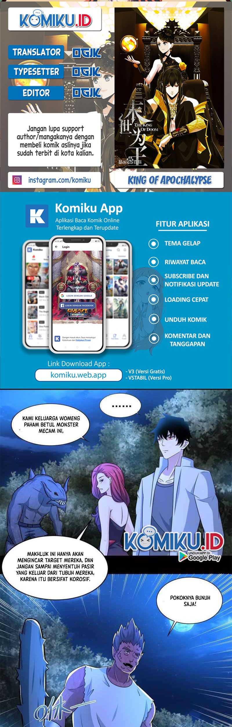 Baca Komik King of Apocalypse Chapter 431 Gambar 1