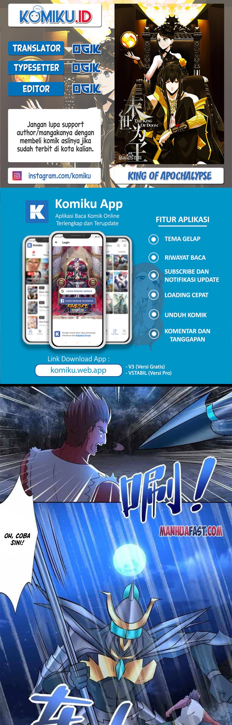 Baca Komik King of Apocalypse Chapter 434 Gambar 1