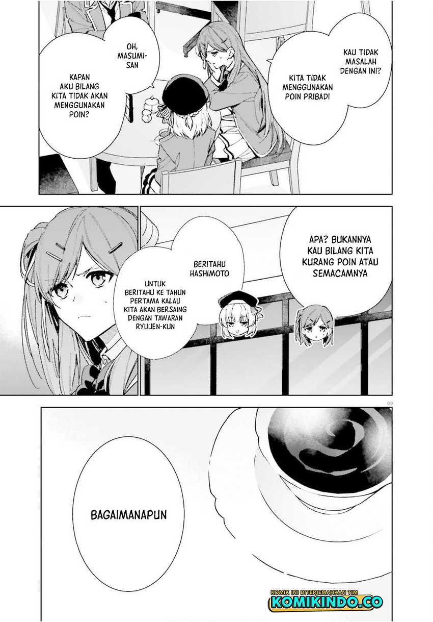 Youkoso Jitsuryoku Shijou Shugi no Kyoushitsu e: 2-nensei-hen Chapter 08.5 Gambar 10