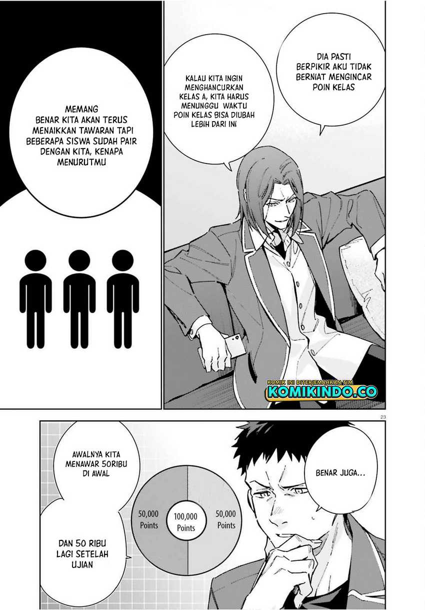 Youkoso Jitsuryoku Shijou Shugi no Kyoushitsu e: 2-nensei-hen Chapter 08.5 Gambar 23