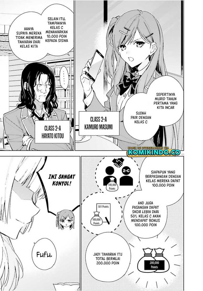 Youkoso Jitsuryoku Shijou Shugi no Kyoushitsu e: 2-nensei-hen Chapter 08.5 Gambar 4
