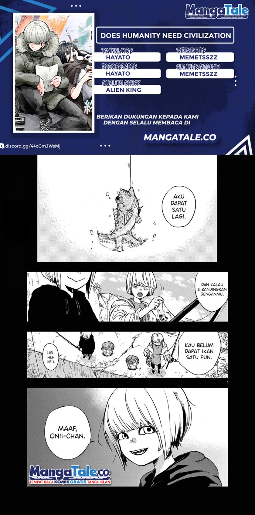 Baca Komik Shuumatsu no Jinrui ni Bunmei wa Hitsuyou desu ka? Chapter 04 Gambar 1