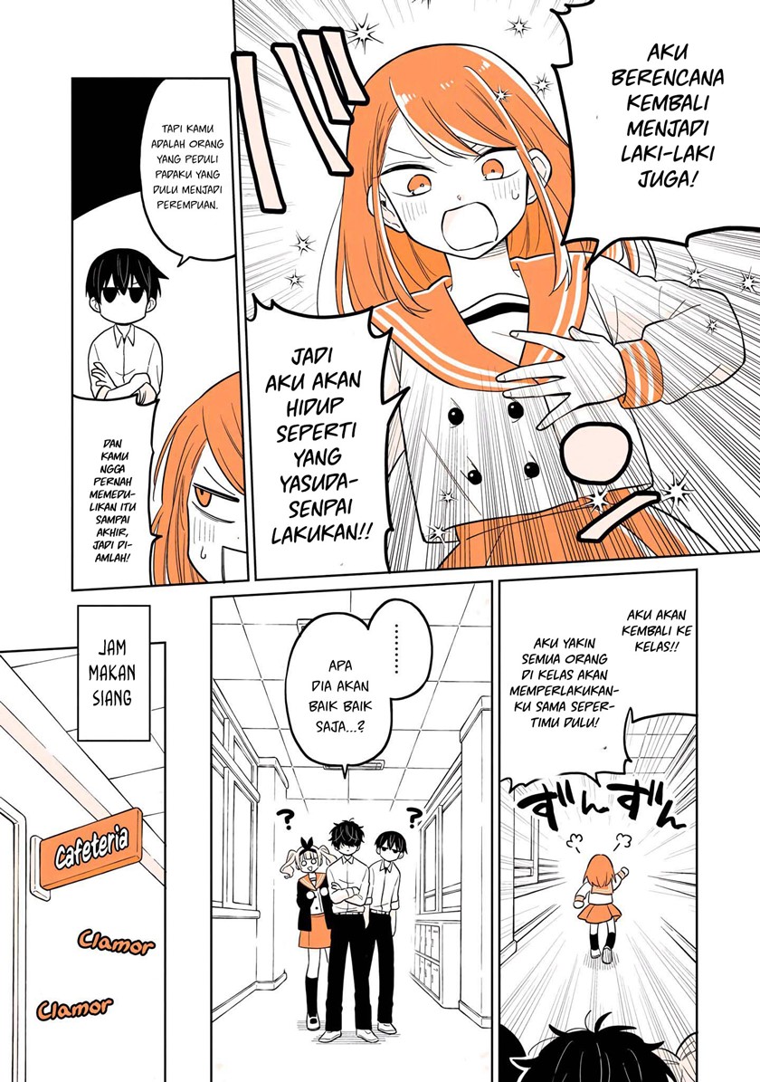 A Lazy Guy Woke Up as a Girl One Morning Chapter 15.2 Gambar 8