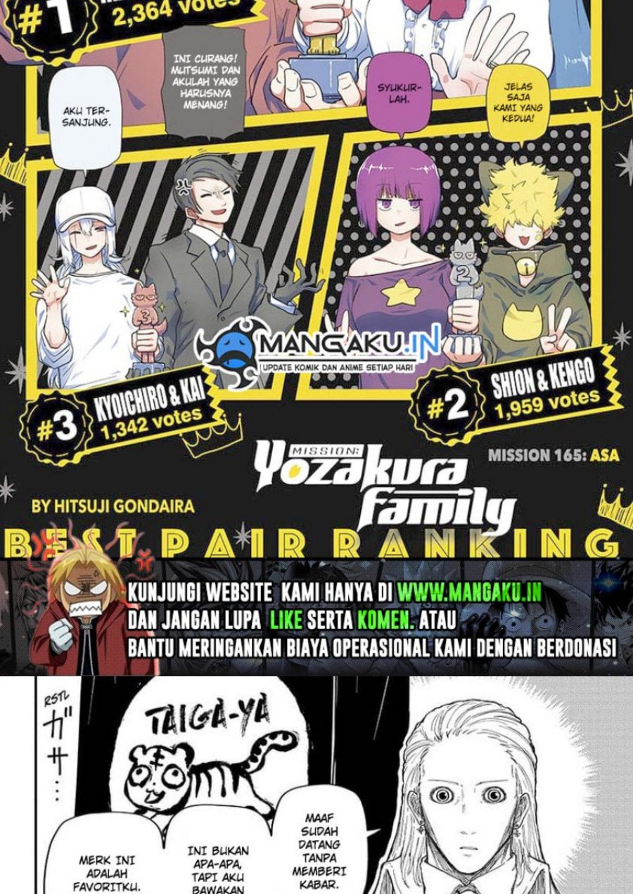 Baca Mission: Yozakura Family Chapter 165 Gambar 2