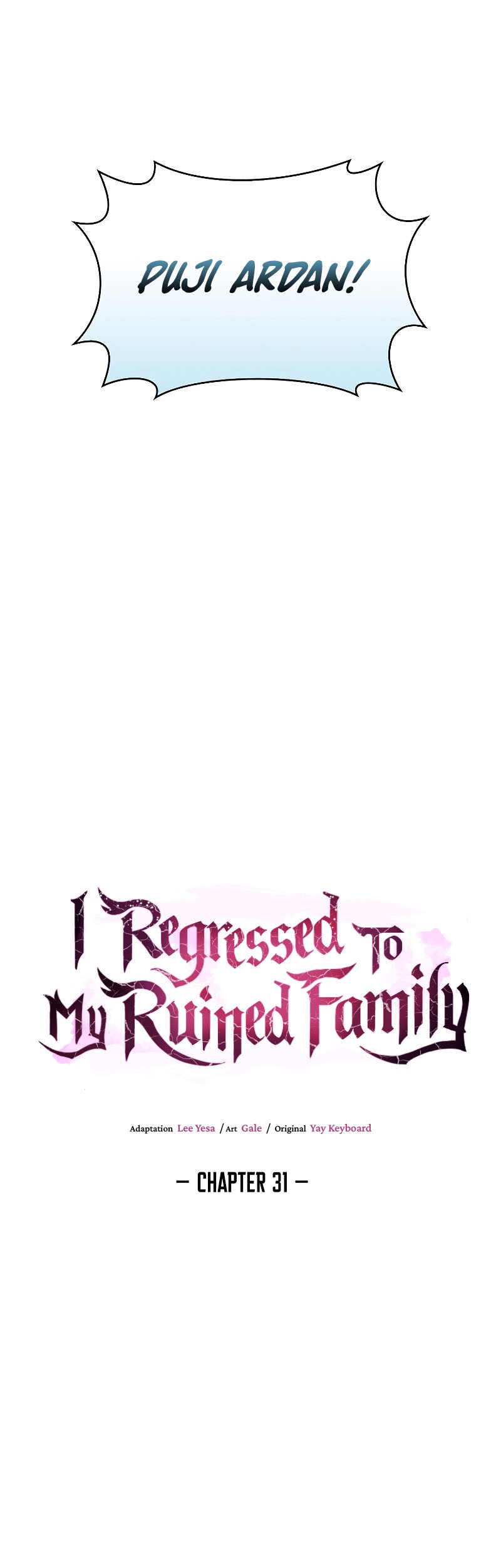 I Regressed to My Ruined Family Chapter 31 Gambar 48