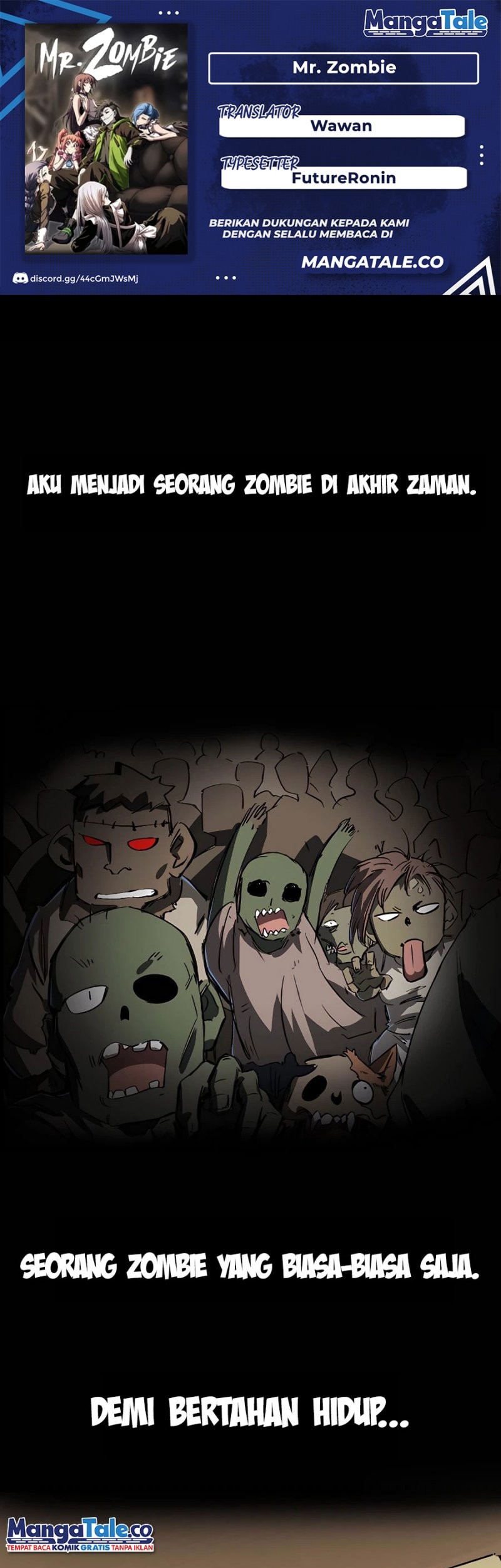 Baca Komik Mr. Zombie Chapter 00.1 Gambar 1