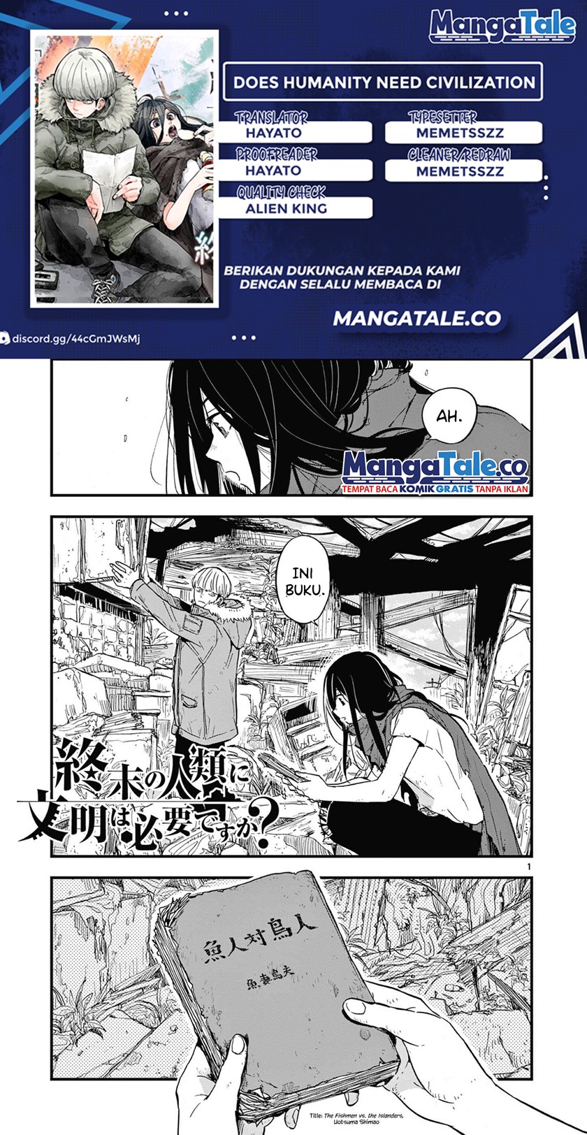 Baca  Shuumatsu no Jinrui ni Bunmei wa Hitsuyou desu ka? Chapter 05 Gambar 2