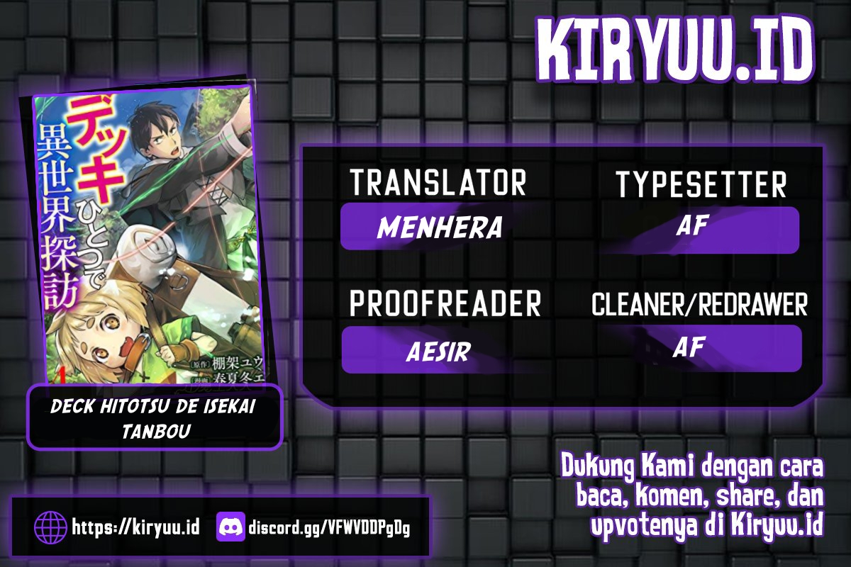 Baca Komik Deck Hitotsu de Isekai Tanbou Chapter 14 Gambar 1