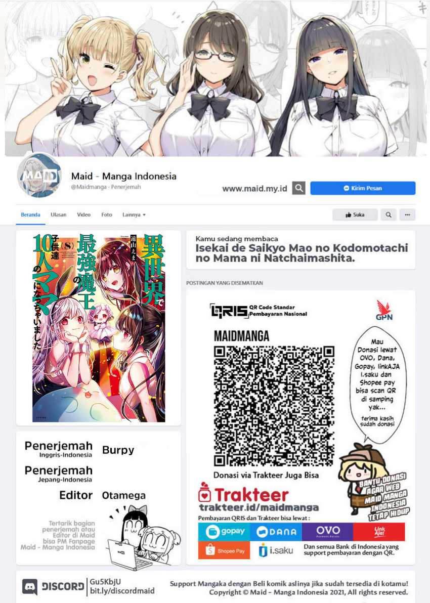 Baca Isekai de Saikyo Mao no Kodomotachi no Mama ni Natchaimashita. Chapter 32 Gambar 2