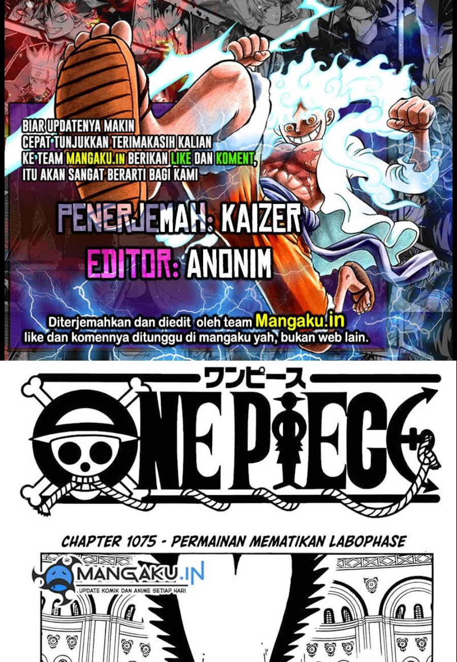 Baca Komik One Piece Chapter 1075 HQ Gambar 1