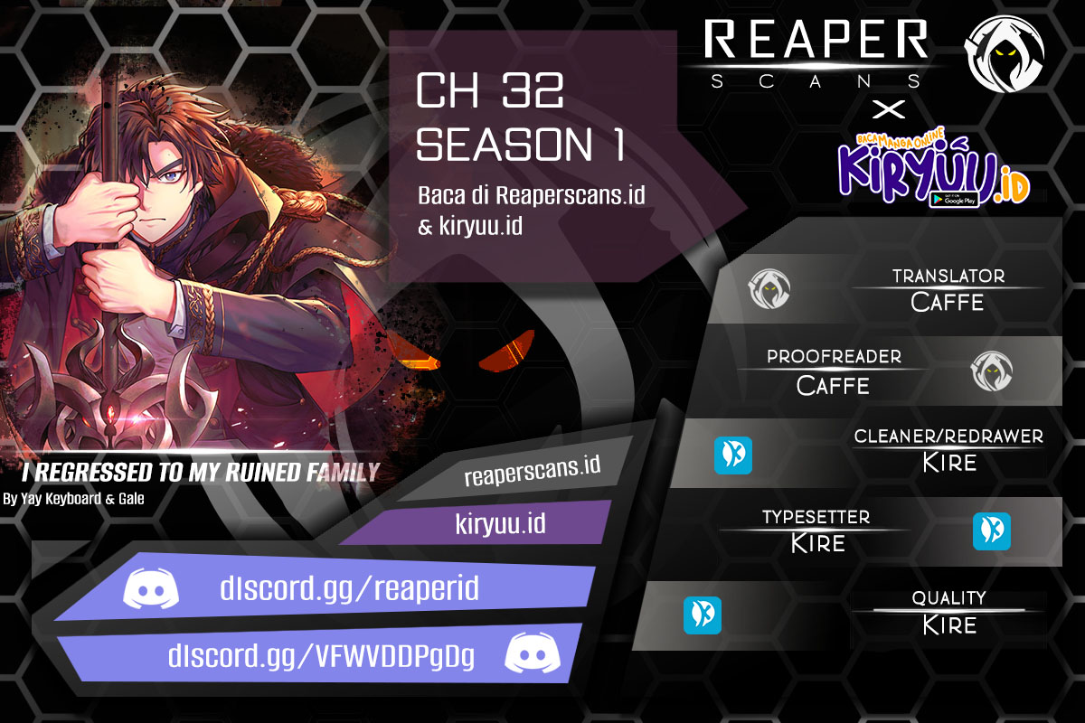 Baca Komik I Regressed to My Ruined Family Chapter 32 Gambar 1