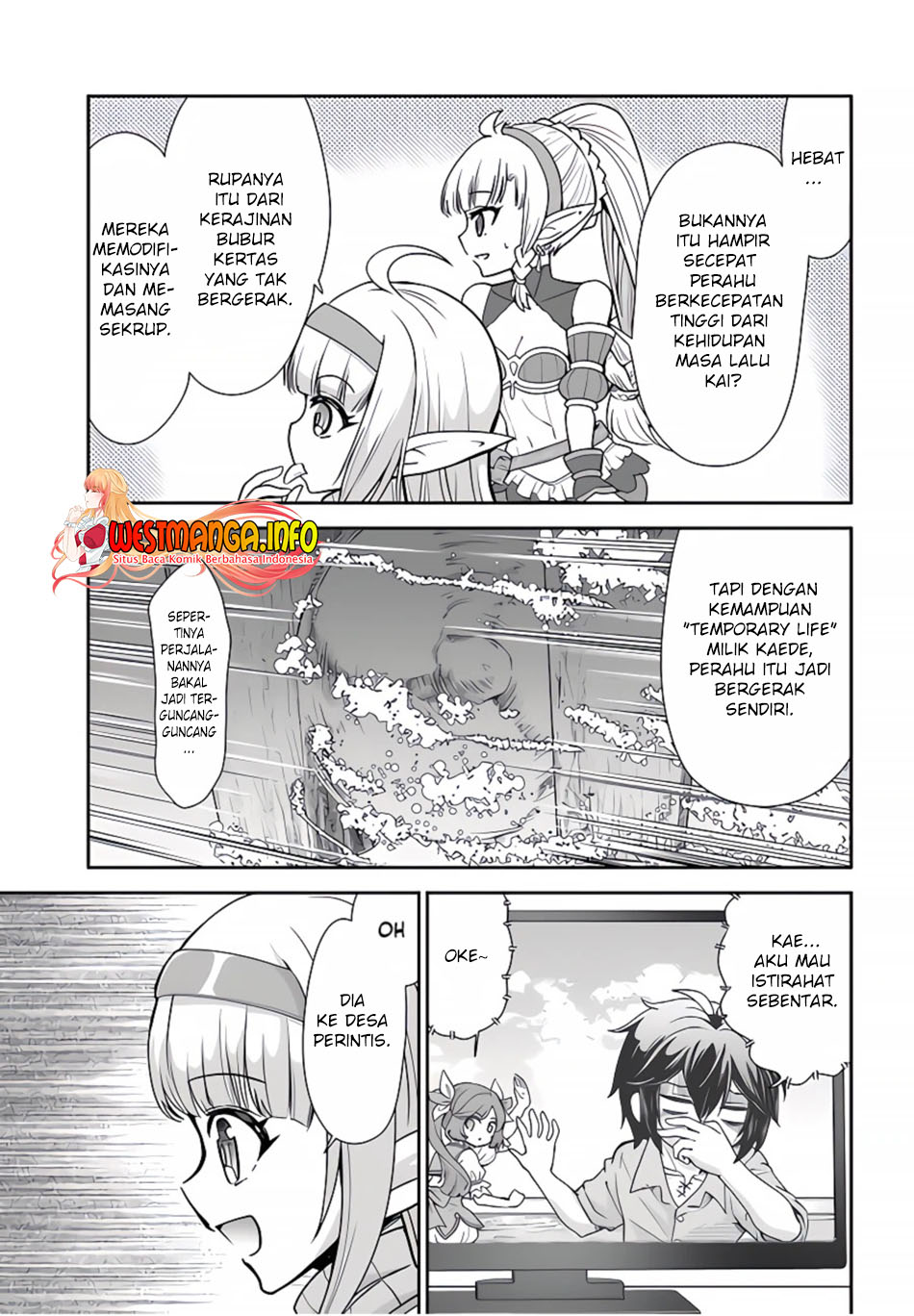 Tenohira Kaitaku Mura de Isekai Kenkokuki: Fueteku Yome-tachi to Nonbiri Mujintou Life (fix) Chapter 38 Gambar 5