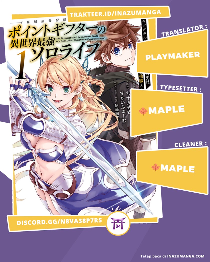 Baca Komik Point Gifter Keikenchi Bunpai Nouryokusha no Isekai Saikyou Solo Life Chapter 06 Gambar 1