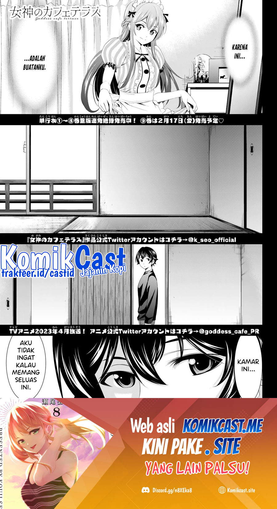 Baca Manga Megami no Kafeterasu (Goddess Café Terrace) Chapter 90 Gambar 2