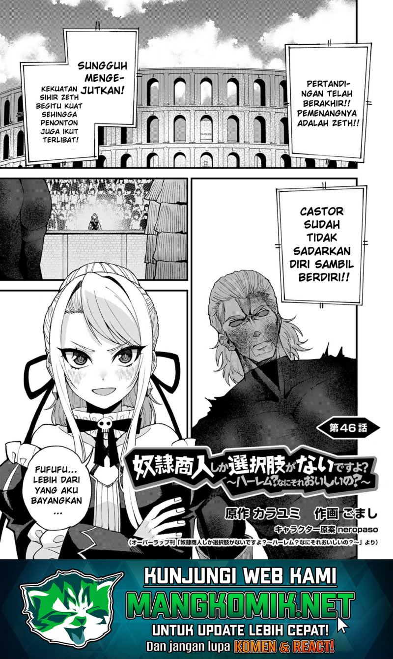Dorei Shounin shika Sentakushi ga nai desu yo? ~Harem? Nani sore oishii no?~ Chapter 46 Gambar 3