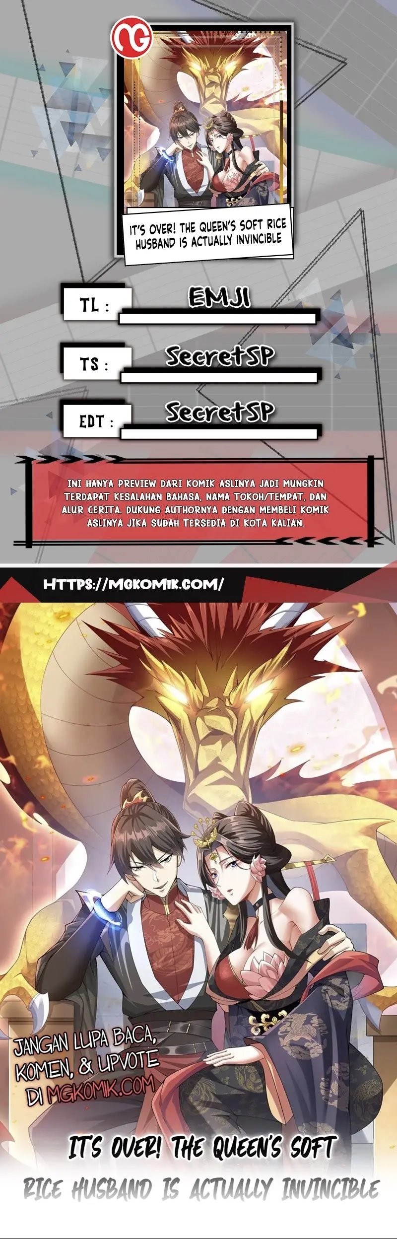 Baca Komik It’s Over! The Queen’s Soft Rice Husband is Actually Invincible Chapter 51 Gambar 1