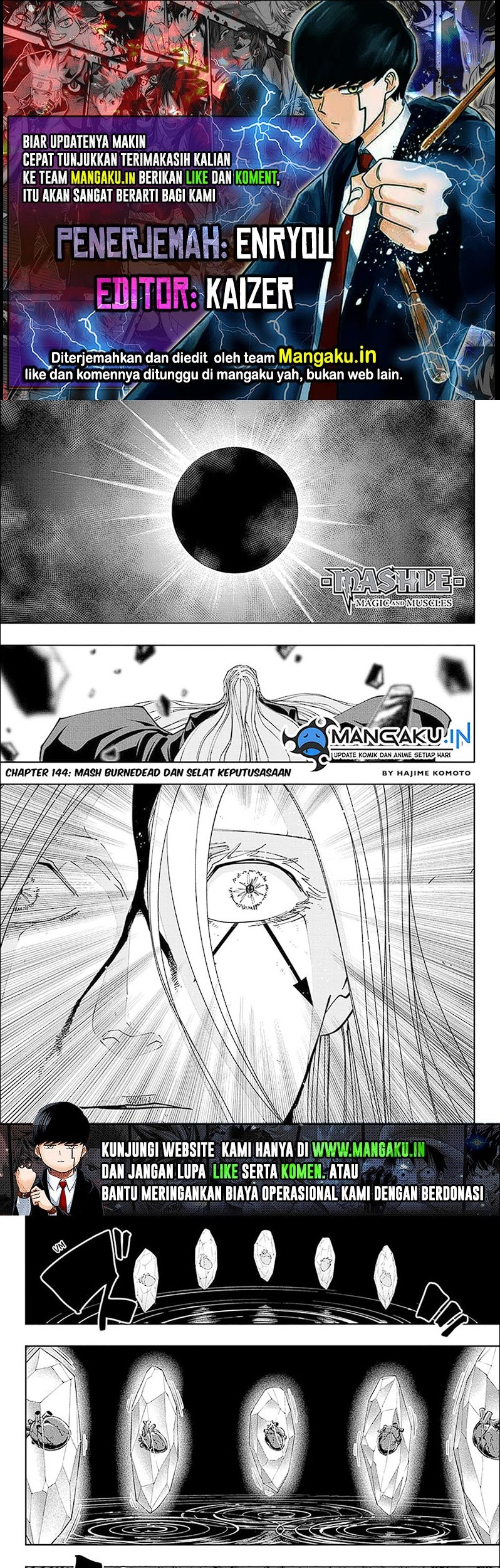 Baca Komik Mashle: Magic and Muscles Chapter 144 Gambar 1