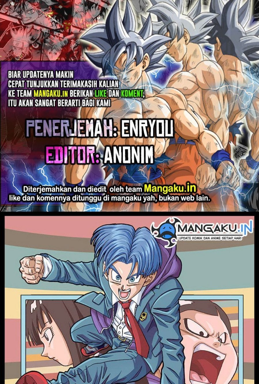 Baca Komik Dragon Ball Super Chapter 90.1 Gambar 1