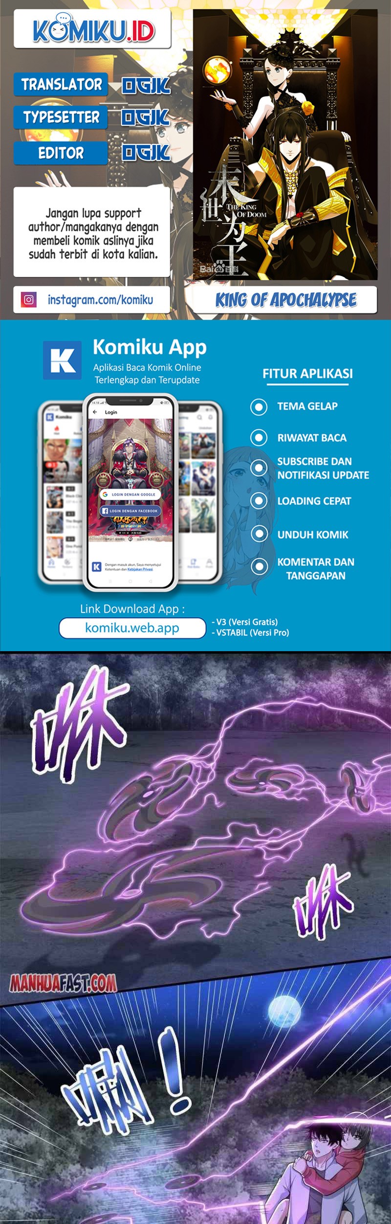Baca Komik King of Apocalypse Chapter 444 Gambar 1
