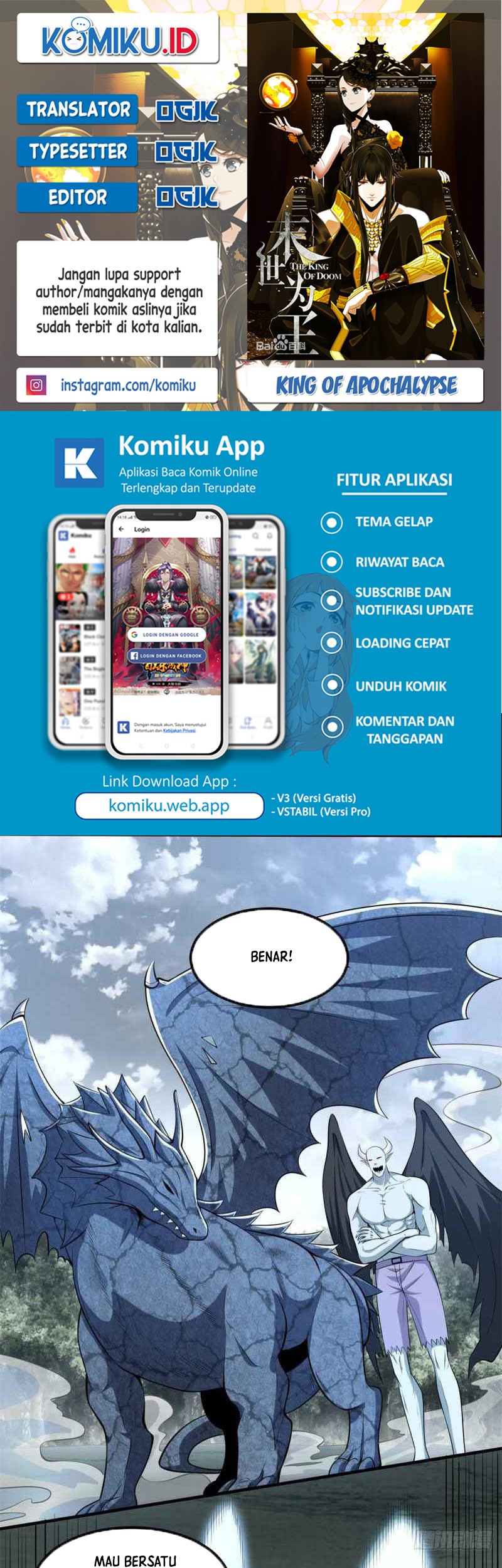 Baca Komik King of Apocalypse Chapter 448 Gambar 1