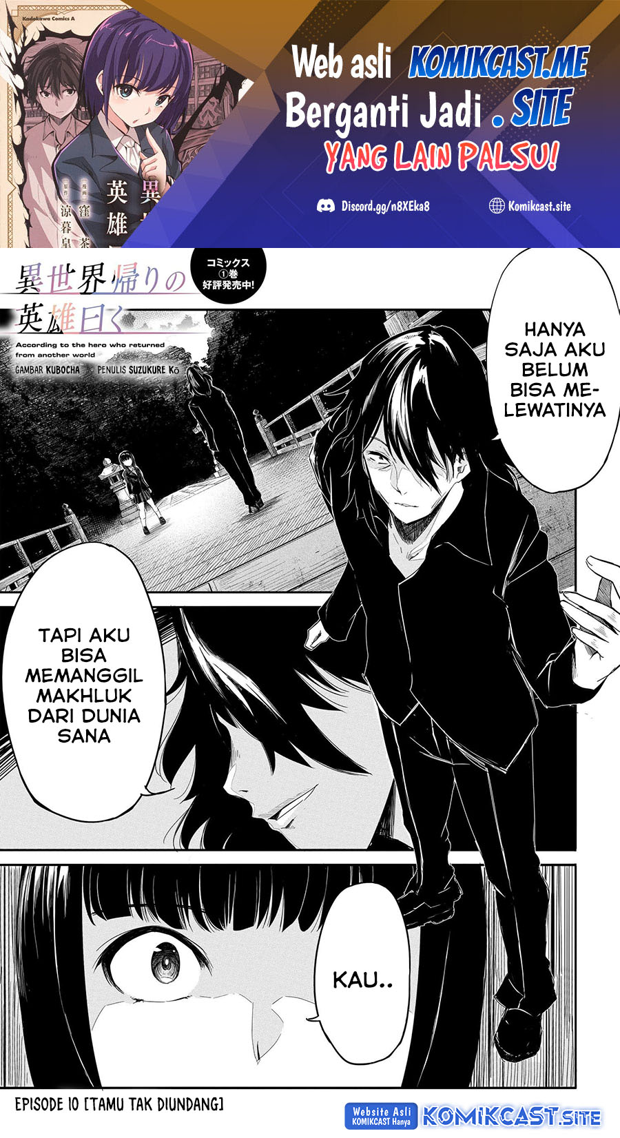 Baca  Isekai Kaeri no Eiyuu Iwaku Chapter 10 Gambar 2
