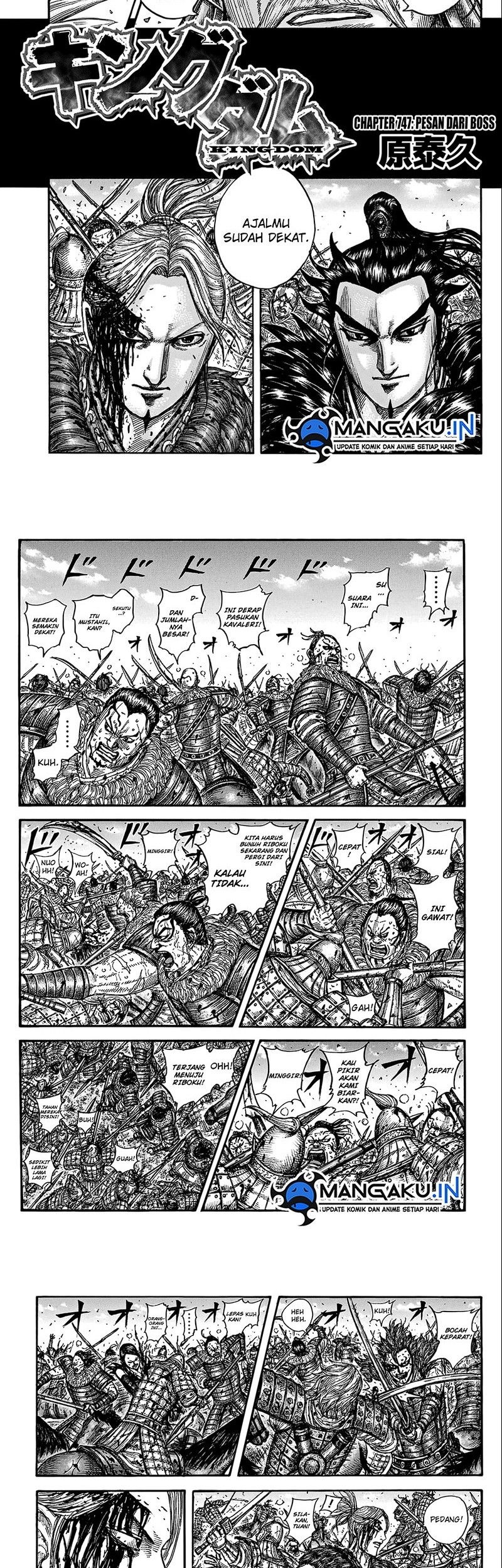 Kingdom Chapter 747 Gambar 3