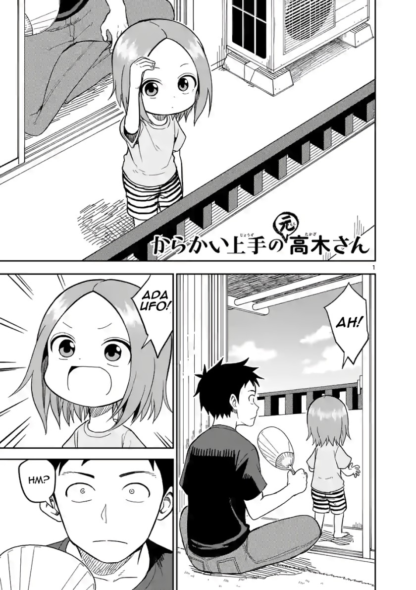 Baca Komik Karakai Jouzu no (Moto) Takagi-san Chapter 145 Gambar 1