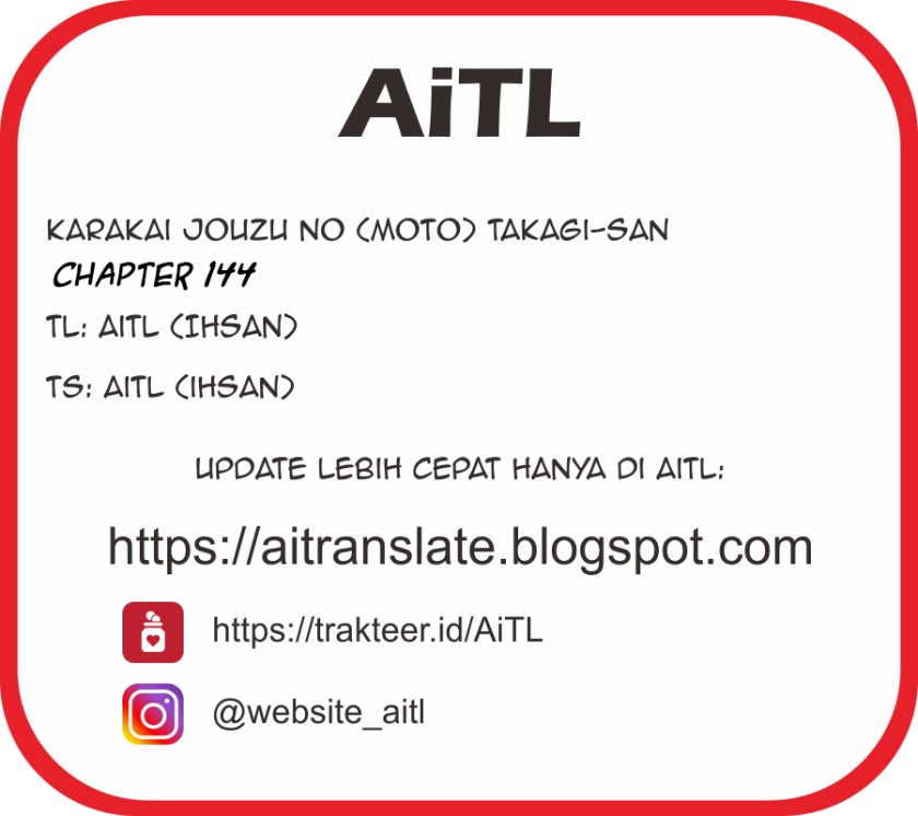 Karakai Jouzu no (Moto) Takagi-san Chapter 144 Gambar 9