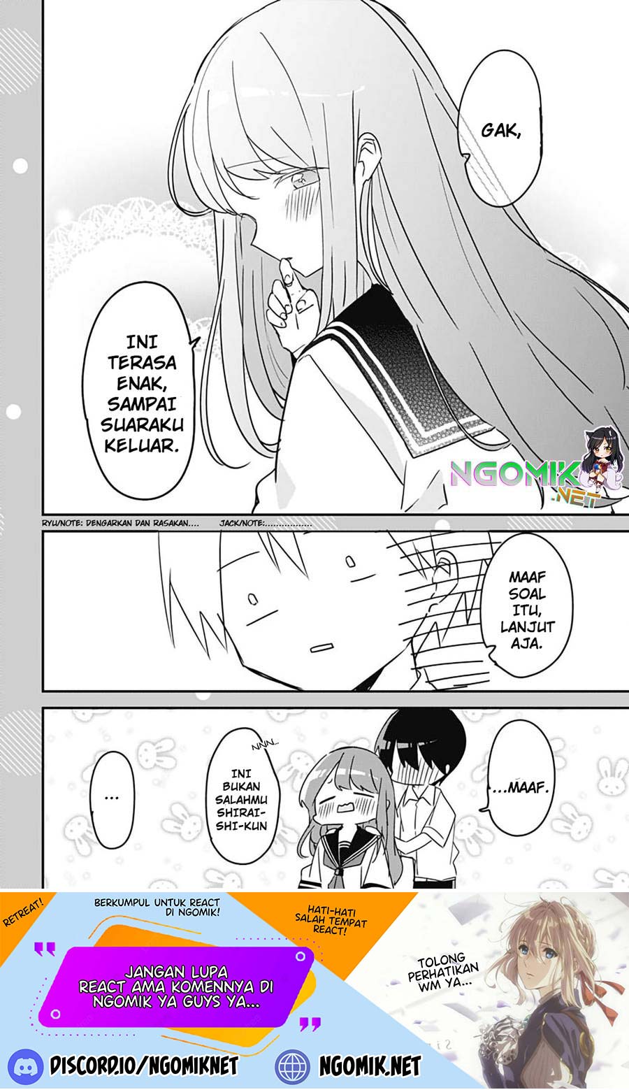 Kubo-san wa Boku (Mobu) wo Yurusanai Chapter 136.1 Gambar 8