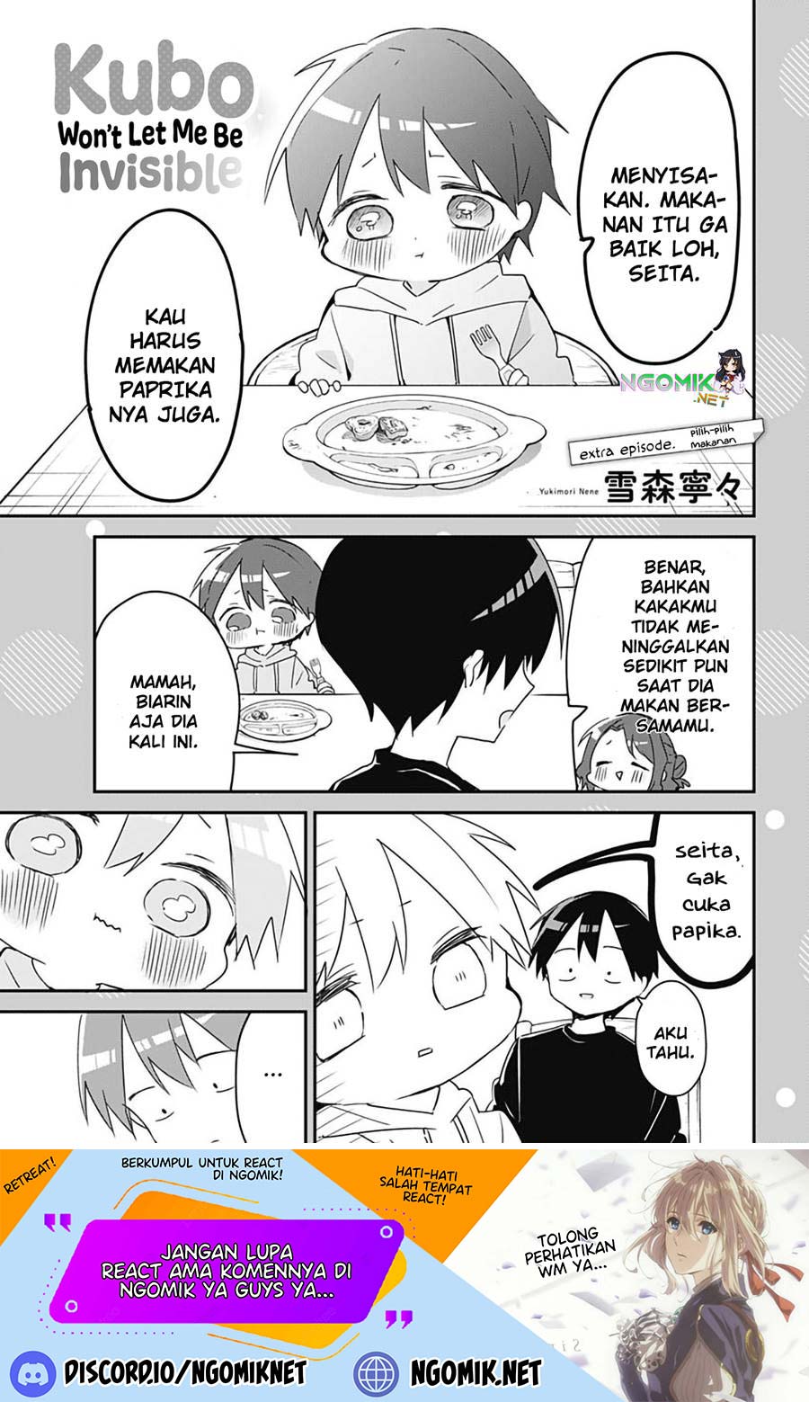 Baca  Kubo-san wa Boku (Mobu) wo Yurusanai Chapter 136.2 Gambar 2