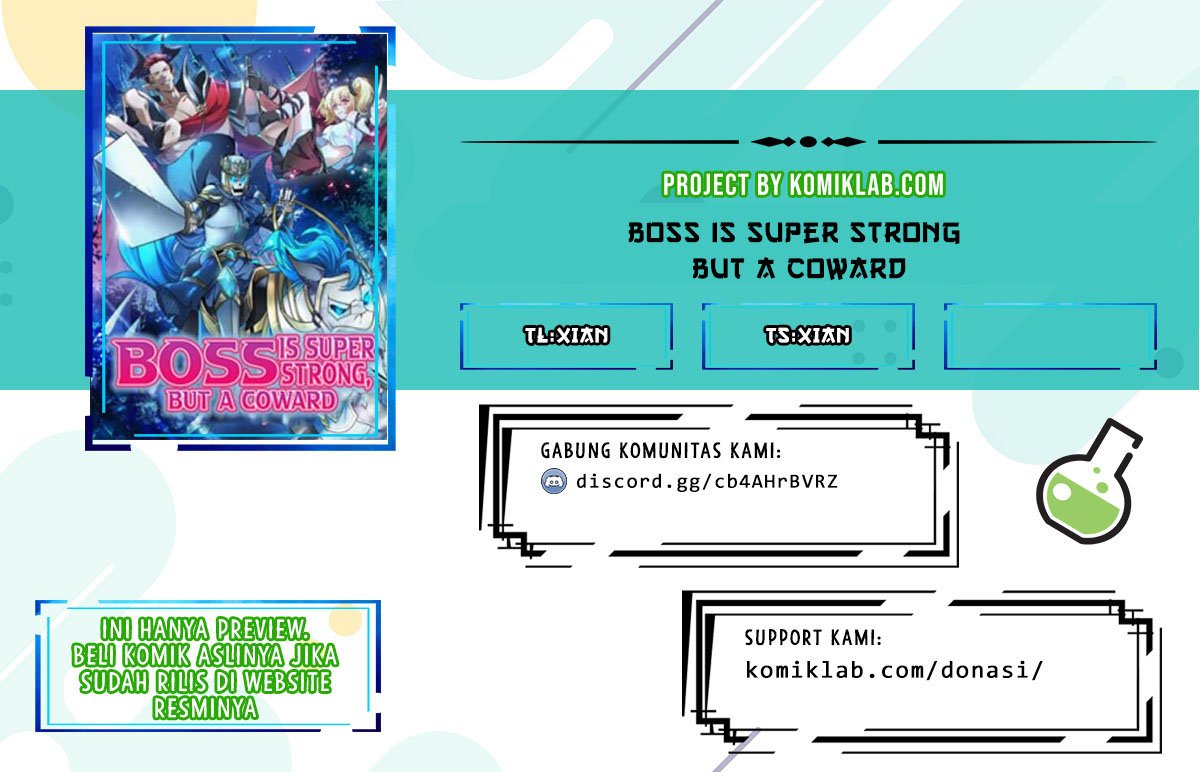 Baca Komik Boss Is Super Strong, but a Coward Chapter 06 Gambar 1