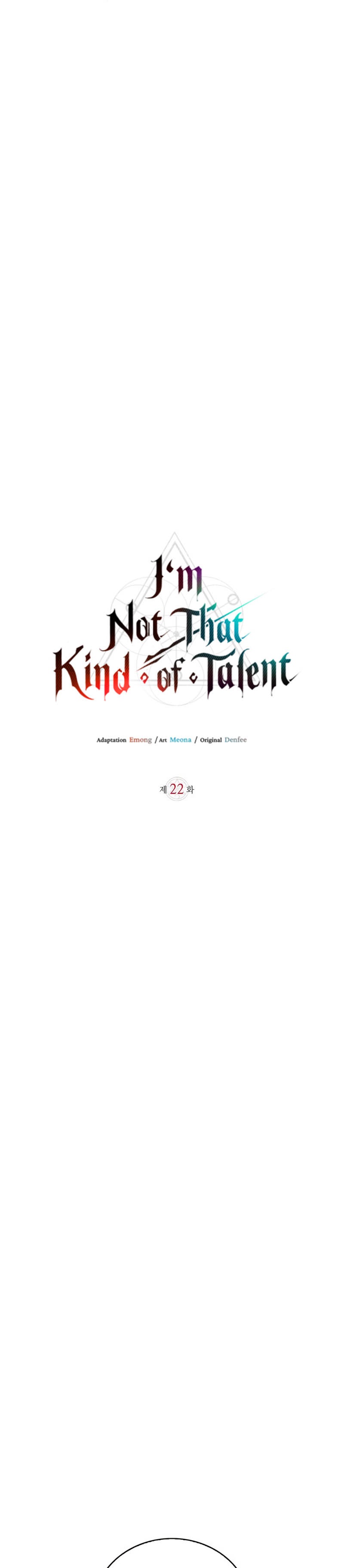 I’m Not That Kind of Talent Chapter 22 23