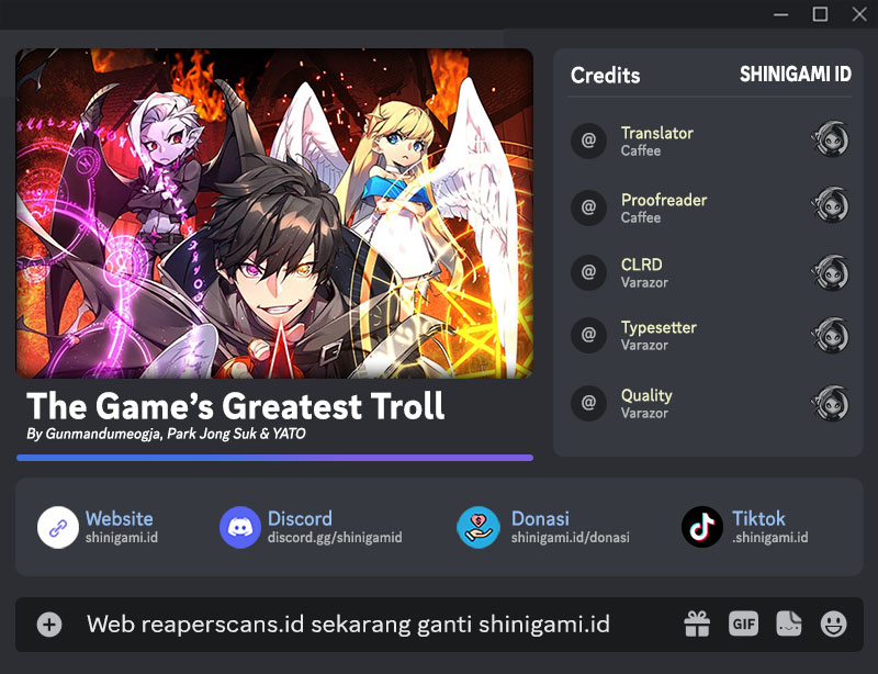 Baca Komik The Game’s Top Troll Chapter 22 Gambar 1