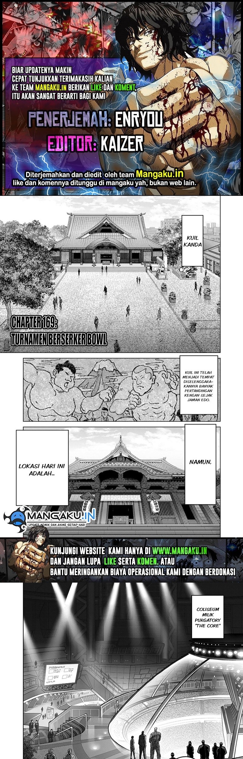 Baca Komik Kengan Omega Chapter 169 Gambar 1