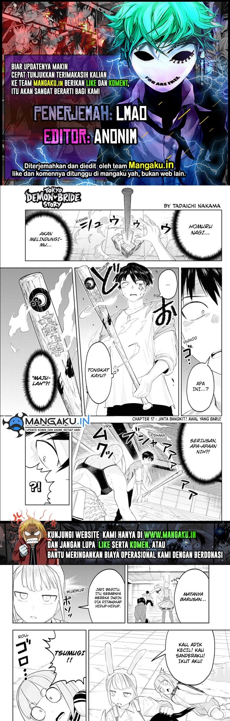 Baca Komik Dai Tokyo Oniyome-den Chapter 17 Gambar 1