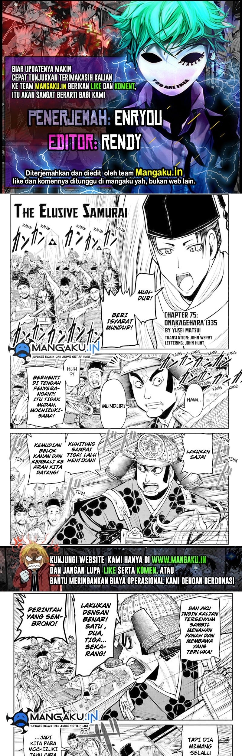 Baca Komik The Elusive Samurai Chapter 75 Gambar 1