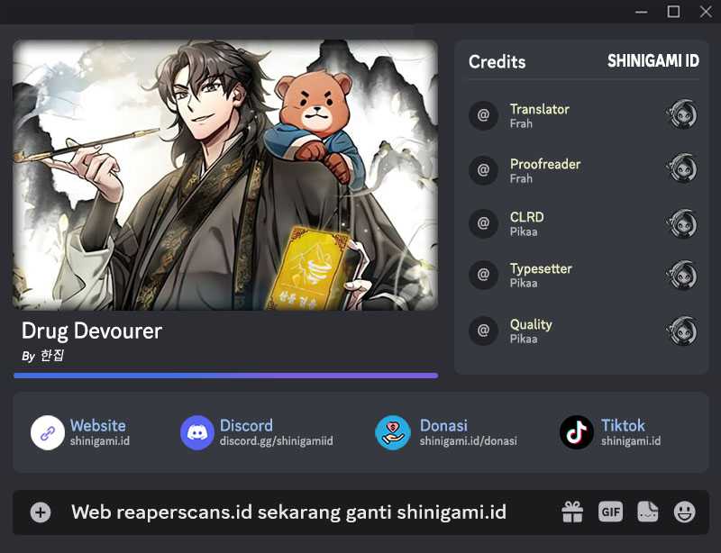 Baca Komik Drug Devourer Chapter 26 Gambar 1