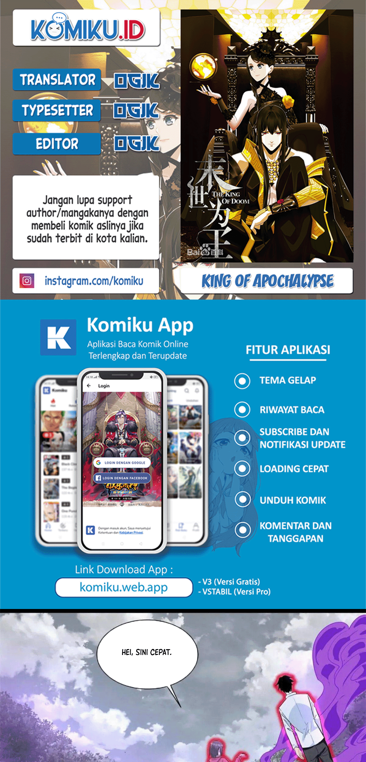 Baca Komik King of Apocalypse Chapter 453 Gambar 1