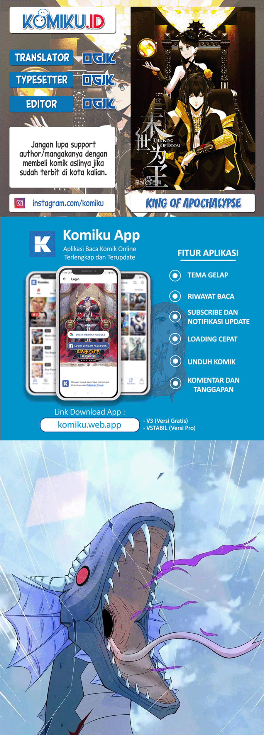 Baca Komik King of Apocalypse Chapter 455 Gambar 1