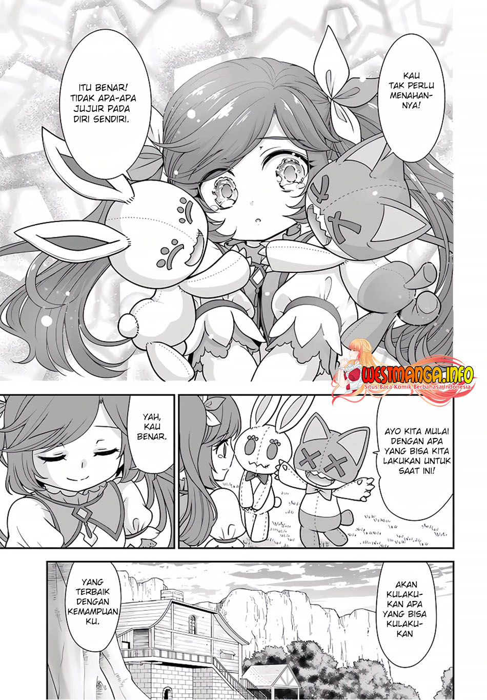 Tenohira Kaitakumura de Isekai Kenkouki ~Fueteku Yome-tachi to Nonbiri Mujintou Raifu~ Chapter 37 Gambar 9
