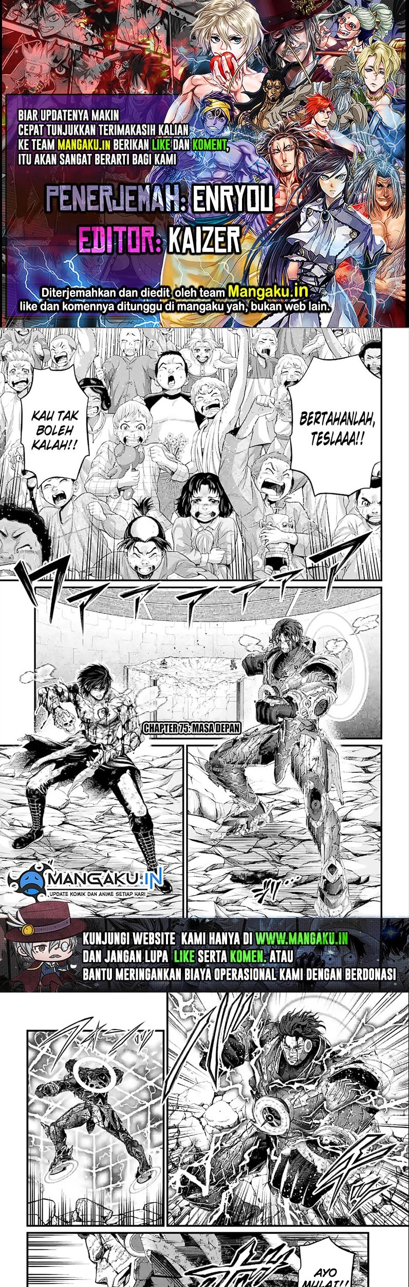 Baca Komik Shuumatsu no Valkyrie Chapter 75 Gambar 1