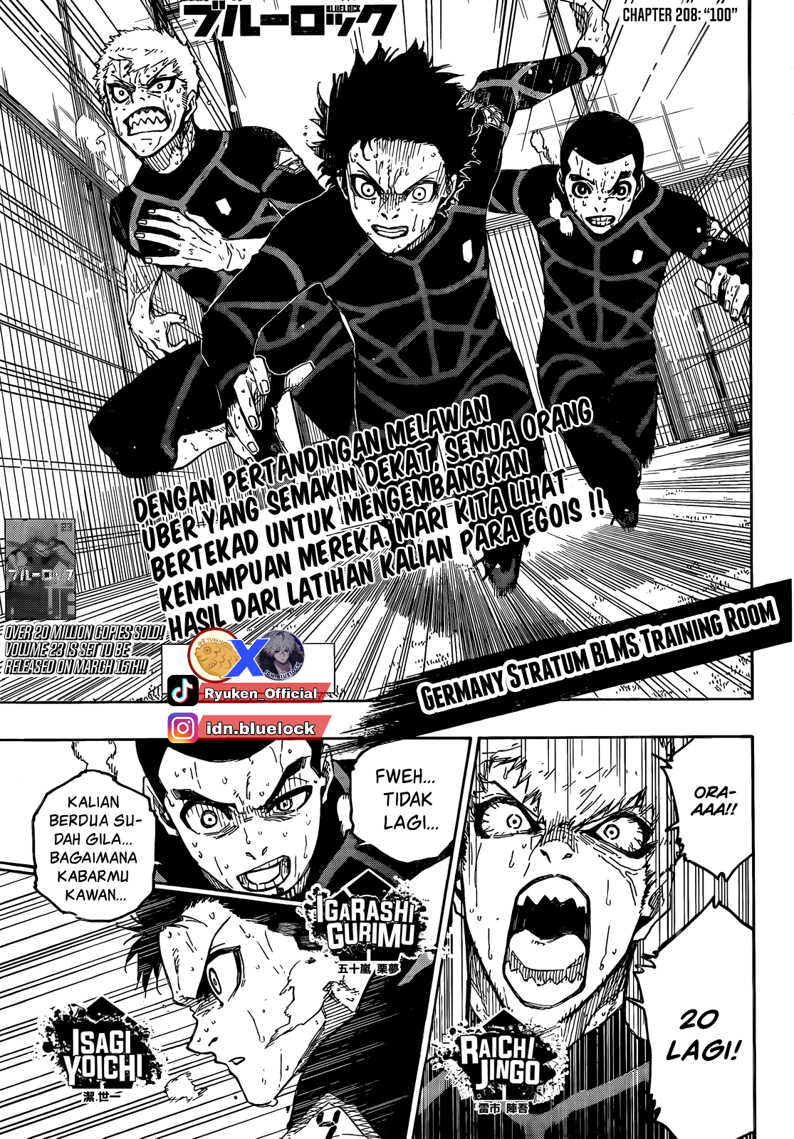 Baca Blue Lock Chapter 208 Gambar 2