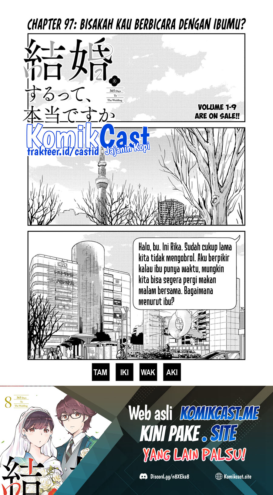 Baca  Kekkon Surutte, Hontou Desu Ka? Chapter 97 Gambar 2