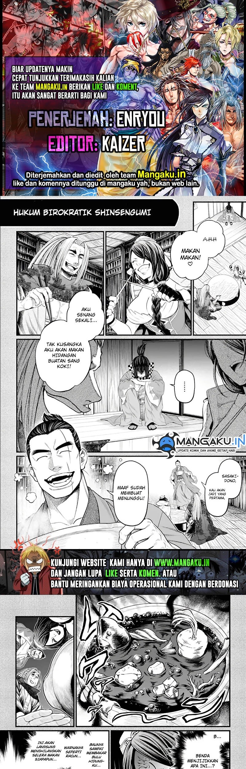 Baca Komik Shuumatsu no Valkyrie Chapter 75.5 Gambar 1